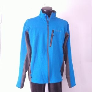 XL Eddie Bauer Performance Fleece jacket coat teal athletic